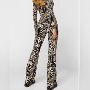 Stradivarius top and flared pants. Size Small NWT